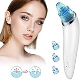 Blackhead Remover, Pore Vacuum, Blackhead Vacuum Rechargeable Electric Facial Pore Cleaner Blackhead Extractor Tool Acne Comedone Removal Suction Beauty Device for Facial Skin