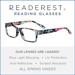 Readerest Blue Light Blocking Reading Glasses, UV