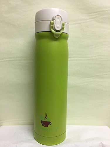 Aly BaBa USA Stainless Steel Insulated Travel Coffee Mug, 16 oz (green)