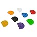 Uniclife Key Cap Rings, 50 Pack, 8 Assorted Colors Key Identifier Tag Covers