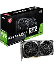 MSI Gaming GeForce RTX 3050 8GB GDRR6 128-Bit HDMI/DP PCIe 4 Torx Twin Fans Ampere OC Graphics Card (RTX 3050 Ventus 2X 8G OC)