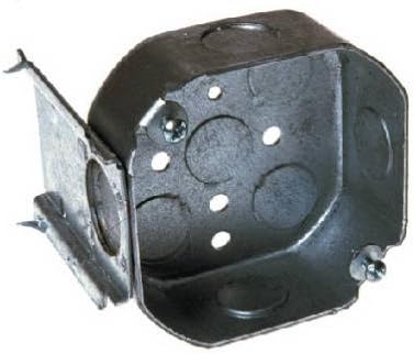 Raco Octagon Box 15.5 Cu In J 4 Side Knockouts 1/2 " Steel Bulk