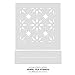 Jewel Tile Stencil - Reusable Floor and Tile Stencil for Painting - Easy Bathroom & Kitchen Makeover - DIY Home Décor Alternative to Wallpaper (Medium 8x8)