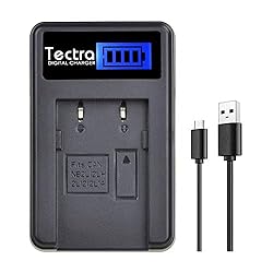 Tectra 2-Pack NB-2L NB-2LH Battery + Rapid LCD