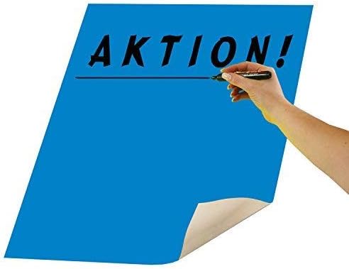folia 65312 Poster Cardboard, Approx. 48 x 68 cm, 10 Sheets, 380 g/m², Dyed on One Side Capri Blue - Image 4