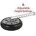 North American All Terrain Off-Road Walker Kit Large Tread Big Wheels and Gliders