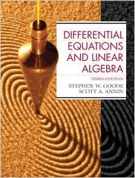 Differential Equations And Linear Algebra 3th Third Edition Stephen W Goode 8581000035138 Books