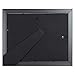 Dax 11x14 Classic Rosewood and Black Wall Frame with Black and Red Mat For 8.5x11 Document, Wall or Tabletop Display, 1 frame
