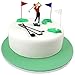 PME Golf Decorations/Plastic Figures, 13-Pieces, Green/Red/Blue/White/Black