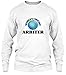 Worlds Coolest arbiter XL - White Long Sleeve Tshirt - Gildan 6.1oz Long Sleeve Tee