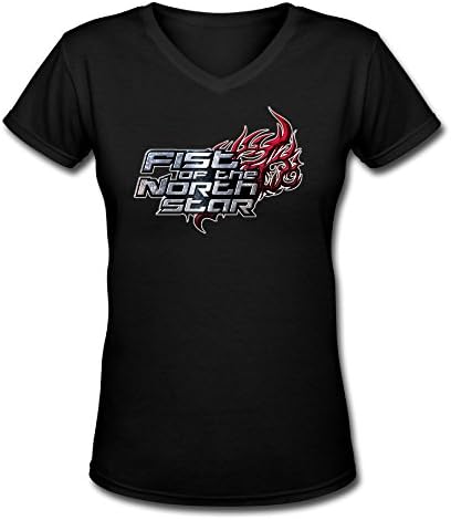 Fist Of The North Star Logo V Neck T-shirt Womens