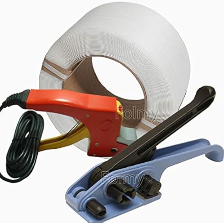 PP-Umreifungsset.12 mm. Umreifungsband 1000 lfm. 1 Spanner. 1 Schweißer. Nie wieder Umreifungsklemmen oder Hülsen.