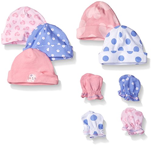 baby hat and mittens set 