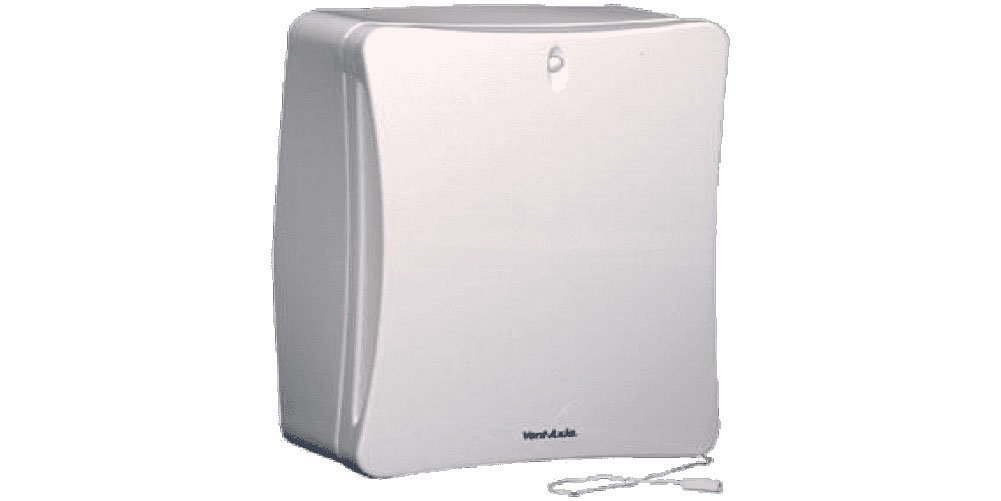 Vent-Axia Solo Plus Centrifugal Extractor Fan with Pullcord Two Boost/Override Motor speeds, Medium (17l/s) or high (25l/s) 427477B