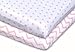 2 Pack Baby Changing Pad - 100% Jersey Cotton Covers for Girls (Pink and White Chevron, Polka Dots)