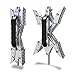 LEDKINGDOMUS X-Chock Wheel Stabilizer, RV Tire Stabilizers Locking Chock for Campers Travel Trailers Trucks with Standard Wrench, 1 Pair
