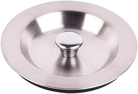 Kitchen Sink Strainer Replacement Stopper Stainless Steel - 2 Pcs