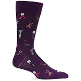 Hot Sox Men's Tie Slack Sock