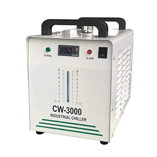 DONNGYZ Water Chiller, 110V 9L Capacity Industrial Chiller Thermolysis Cooling System CW-3000 for 60W /80W Laser Machine CO2 Glass Tube Cooler Single Flow Alarm - Thumbnail 6