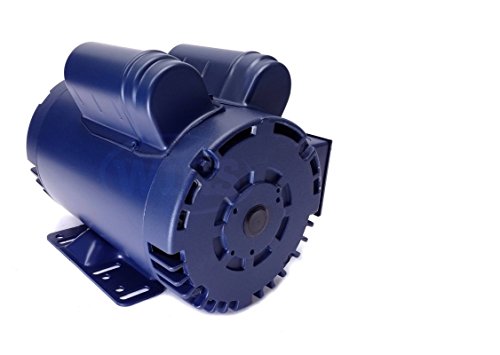 New Leeson Electric Motor 5hp 1ph 230Volt 145T 3450 rpm 7/8" shaft - 120554