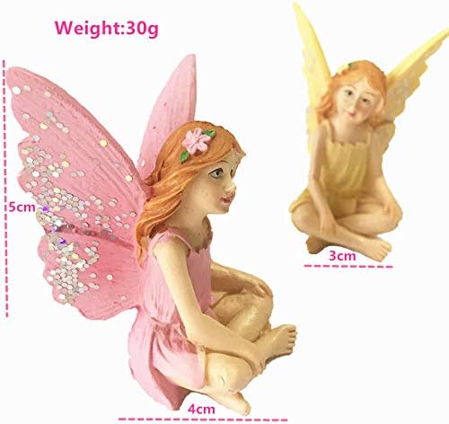MUAMAX Fairy Garden Fairies Figurines for Miniature Garden Fairies Fairy Gardens Accessories Suppliers Micro Landscape Bonsai Craft Decor Terrarium Ornaments - Image 3