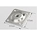 Anndason 8 Sets Furniture Leg Mounting Plates with Hanger Bolts Screws Great for Furniture Sofas Couches Seats