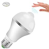 Motion Sensor Light Bulb,Minger 5W Smart PIR LED Bulbs, Auto On/Off Night Lights for Stairs, Garage, Corridor, Walkway, Yard, Hallway, Patio, Carport (E26/E27,425lumen,Warm White)