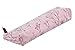 Leegoal(TM) Elegant Canvas Pastorable Floral Pen Pencil Pouch with Zipper Closure,Light Pink