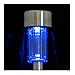 NEWOTE 10pcs Blue LED Outdoor Steel Garden Solar Powered Landscape Light Lamp