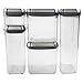 OXO Steel POP 2.4-Quart Square Container (Set of 4)
