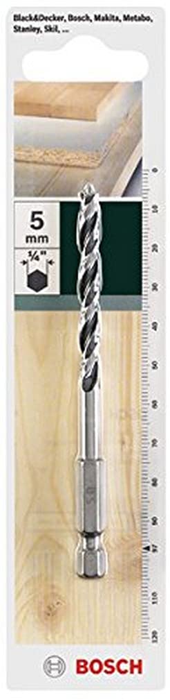 Bosch 2609255149 5 mm Diameter Hex Shank Wood Drill Bit