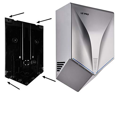 LS-PRO Automatic Hand Dryer for Commercial Bathrooms. High Speed Hot Air, Dry Hands in 7s. No Touch Operation with Infrared Sensor. Easy & Fast Installation. Low Noise 60 dB. 1 Year Warranty.