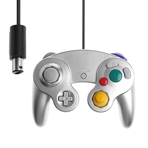 yournameI NGC Wired Handheld Joystick Gamepad Controller for Nintendo Gamecube Console - Thumbnail 2