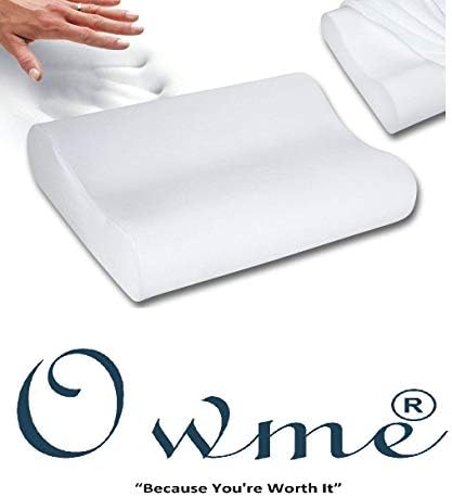 The Brand -Owme Orthopedic Memory Foam Pillow Standard Size Specialty Medical Neck & Back Support Sleeping Bed Pillow