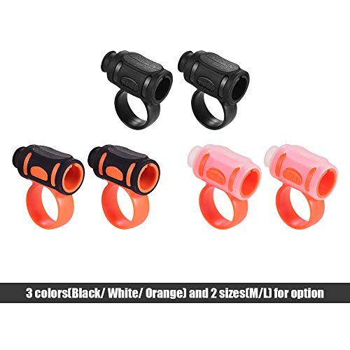 Muslady 2pcs Drum Stick Control Clip ABS + Silicone Material Drumsticks Accessories for Drummer Beginner (#5/#7 optional)