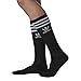 adidas Originals Women's Roller Knee High Sock (1-Pair), Black/White, Medium, (Shoe Size 5-10)