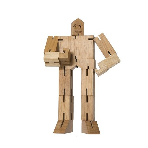 Areaware Micro Julien Cubebot Natural Puzzle
