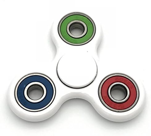 Fidget Spinner by TeeJay - Premium Quality Tri Spinner - Perfect for ADHD EDC ADD Anxiety Autism and Boredom - Super Quite Focus Toy for Kids and Adults