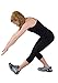 ABUSA Cotton Yoga Capri Pants Women's Tummy Control Workout Leggings Non See-Through Fabric XL Black