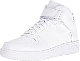 adidas NEO Men's Shoes | Team Court Mid Basketball, White/White/White, (9.5 M US)
