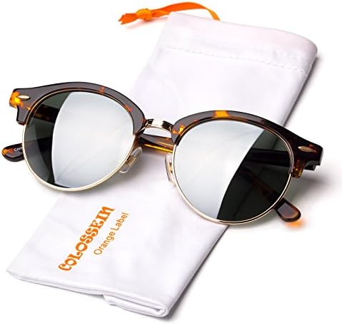 Fashion Sunglasses,Acatate Frame With Polarized Silver Lens,100% UVA/UVB Protection,For Women