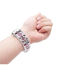correas de Iwatch de 38 mm, Apple Watch correa Prime elegante cuero repuestos para iWatch con adaptador de metal plateado   hermoso árbol de navidad y copos blancos de nieve