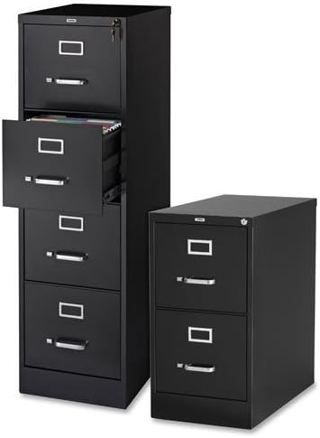 Amazon Com Lorell 2 Drawer Vertical File 15 By 22 By 28 Black Llr42291 Home Kitchen
