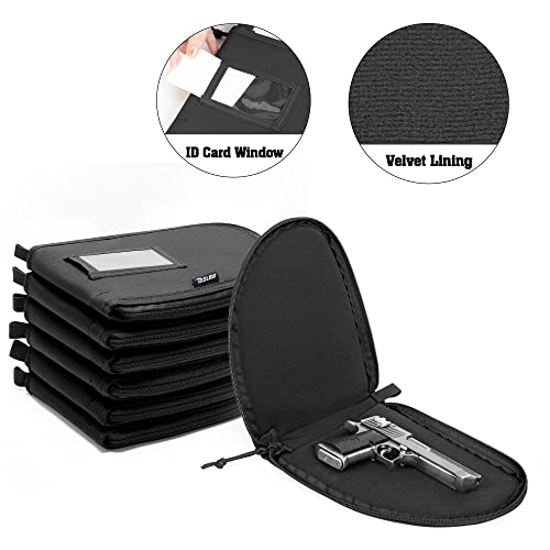 DSLEAF Tactical Pistol Backpack with 6 Pistol Cases, Gun Range Backpack