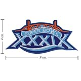 NFL Super Bowl XXXIX 2004 Style-39 Embroidered Sew On Patch