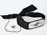 Naruto Uchiha Itachi Cosplay Head Band+ring+necklace Cosplay Accessories Set Mp002016