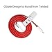OnePlus Cable 3.3 Feet Micro USB to USB Date Cable for OnePlus One, OnePlus X Charging [Compact Trangle-free] Not fit for OnePlus Two (Red)