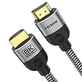 8K HDMI Cable 2.1 6.6 ft, Lamtoon Ultra High Speed