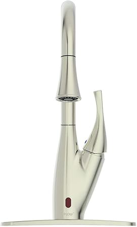 Biobidet Flow X Motion Sensor Kitchen Faucet Touchless Design