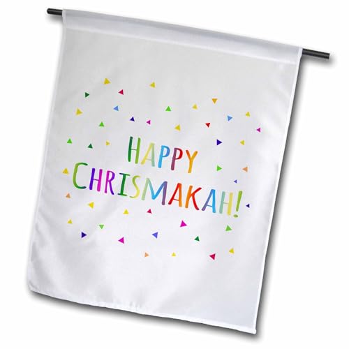 3dRose fl_202086_1 "Happy Chrismakkah - Joint Christmas and Hanukkah Holiday Bl…